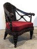 Кресло массив ME-11 (комплект); бирманский тик, ручная резьба