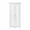 Шкаф 2-х дверный Неаполь Белый; 1139*654*2271, МДФ, шпон дуба, Патина, классика