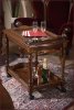 Сервировочный столик Роял; 850*520*735, на колёсиках, массив ореха, классика