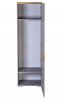 Прихожая Римини, Композиция № R-30; 1995х1860х385 ЛДСП EGGER однодверный шкаф, комод, вешалка, зеркало