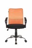 Кресло Рива 8075 оранж; ткань/ сетка, 60x102x58, на колесах, Механизм качания Топ-ган 17