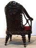 Кресло массив ME-11 (комплект); бирманский тик, ручная резьба