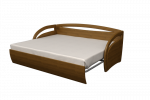 Кровать Скай-1; (190, 200)*(80, 90, 100, 120), массив бука, с подъемным механизмом, с ящиком