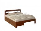Кровать Дачная; 90х200 Дерево сосна, массив