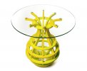 Стол Pineapple; круглый д800, выс 750, стекло