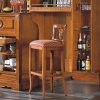 Барный стул (обивка бордовая) Montalcino