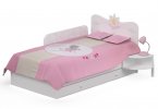 Кровать 120x190 Magic Princess; МДФ с рисунком Принцесса, ЛДСП